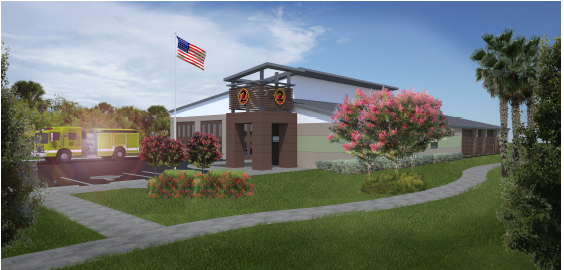 Fire Station 2 rendering